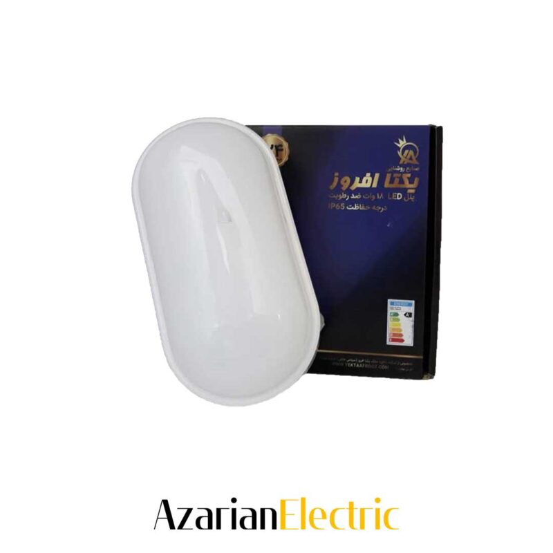 پنل-بیضی-روکار-ضد-رطوبت-یکتا-افروز-YEKTA-AFROOZ-LED-Panel-18W-24w-surface-Anti-moisture