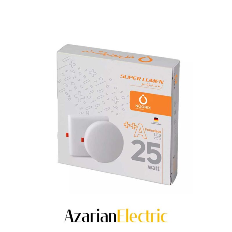 پنل-فول-لایت-توکار-گرد-25-وات-نوریکس-full-light-25W-NOORIX-PANEL